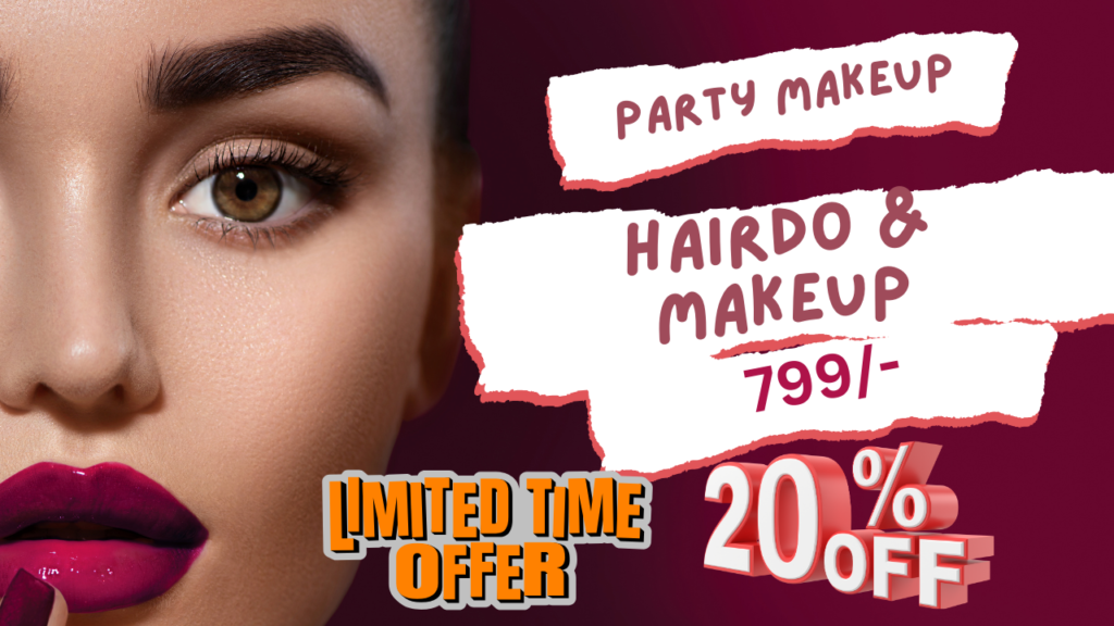 Diwali Glamour: Sparkling Makeup and Hairdo